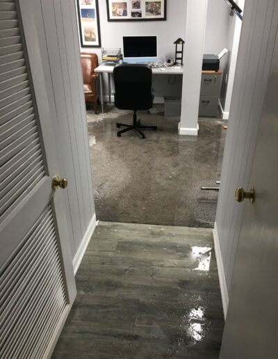 water damage extraction cleanup