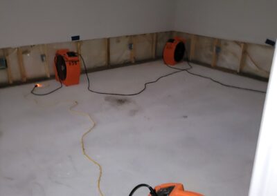 water damage restoration and drying